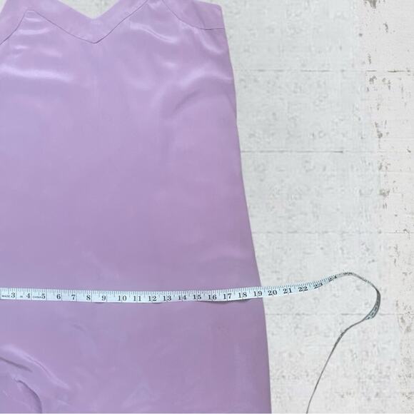 Equipment Jada Silk Slip Midi Dress Small Orchid Smoke Asymmetric Hem Fairycore - Picture 13 of 16